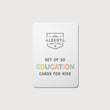 Load image into Gallery viewer, Set of 30 Parent-Led, Child Focused Cards: Bold and colourful teaching cards with professionally curated elements to help make learning fun and approachable for caregivers and children.
