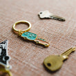 Load image into Gallery viewer, Show off your style wherever you go! Our enamel keychains are the perfect accessory for your keys or use them as a zipper charm.
