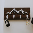 Load image into Gallery viewer, Create a perfect place for your keys to ensure they never go missing again! Great gift for a new home owner. Dark Stain Option
