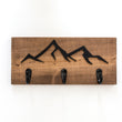 Load image into Gallery viewer, Hook signs measure 5.5"x12" with 3 hooks on the sign. Medium Stain Option
