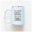 Load image into Gallery viewer, FIRST COFFEE - MUG - PRAIRIE CHICK PRINTS

