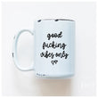 Load image into Gallery viewer, GOOD VIBES ONLY - MUG - PRAIRIE CHICK PRINTS
