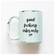 Load image into Gallery viewer, GOOD VIBES ONLY - MUG - PRAIRIE CHICK PRINTS
