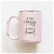 Load image into Gallery viewer, KINDA CLASSY KINDA HOOD - MUG - PRAIRIE CHICK PRINTS

