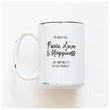 Load image into Gallery viewer, PEACE LOVE HAPPY - MUG - PRAIRIE CHICK PRINTS
