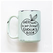 Load image into Gallery viewer, JUST PEACHY - MUG - PRAIRIE CHICK PRINTS
