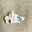 Load image into Gallery viewer, Proudly display our Canada pin!  They're perfect on backpacks, bulletin boards, jackets, hats and lanyards. Our pins come with a rubber clasp for ultimate comfort against your skin. 
