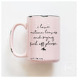 Load image into Gallery viewer, I LOVE AUTUMN LEAVES - MUG - PRAIRIE CHICK PRINTS
