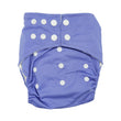 Load image into Gallery viewer, Cloth diaper in "lavender" purple with white buttons
