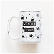 Load image into Gallery viewer, WICKEDLY CORNY - MUG - PRAIRIE CHICK PRINTS
