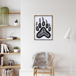 Load image into Gallery viewer, Bear Paw Symbol (18x24) Wooden Sign - William Rae Designs
