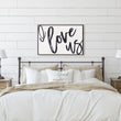Load image into Gallery viewer, I Love Us (24x36) Wooden Sign - William Rae Designs
