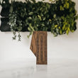 Load image into Gallery viewer, 10.5 inches long Cribbage board is made of solid Oak hardwood with a smooth stained finish with protective topcoat and comes with six metal pegs in three colors
