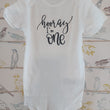 Load image into Gallery viewer, Hooray I'm One Onesie - All Decked Out Events
