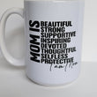 Load image into Gallery viewer, Mom Is / 15oz Mug - All Decked Out

