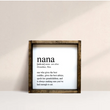 Load image into Gallery viewer, Nana Definition (7x7) Wooden Sign - William Rae Designs
