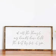 Load image into Gallery viewer, Of All The Things My Hands Have Held (12x24) Wooden Sign - William Rae Designs

