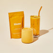 Load image into Gallery viewer, The Blume Turmeric blend can be used to make both hot and iced lattes.
