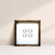 Load image into Gallery viewer, XOXO (7x7) Wooden Sign - William Rae Designs
