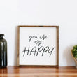 Load image into Gallery viewer, You Are My Happy (13x13) Wooden Sign - William Rae Designs
